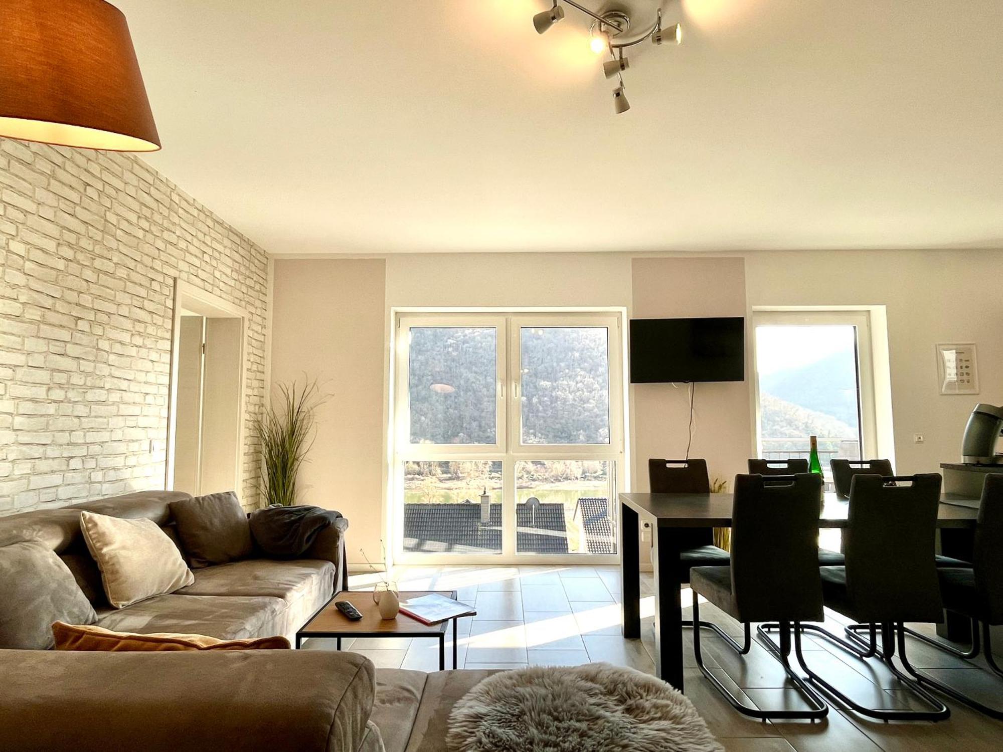 Ferienwohnung Moseltraum, 1-6 Pers, Mit 3 Schlafzimmer Und Panoramabalkon Müden Kültér fotó